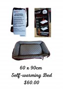 60 x 90cm Self warming Bed $60.00 (1)4